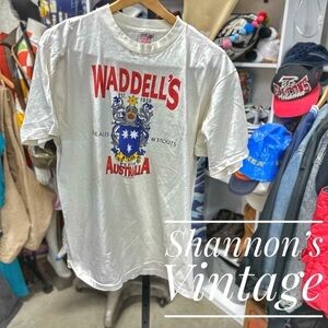 Waddell’s Pub VNTG single stitch made in USA sz XL distressed tee A8